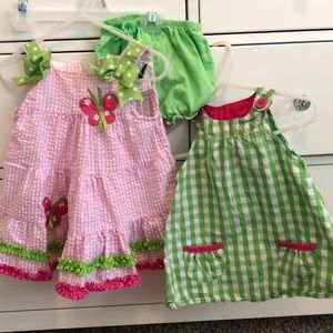 Rare Editions/Carters Bundle of 2 Dresses
